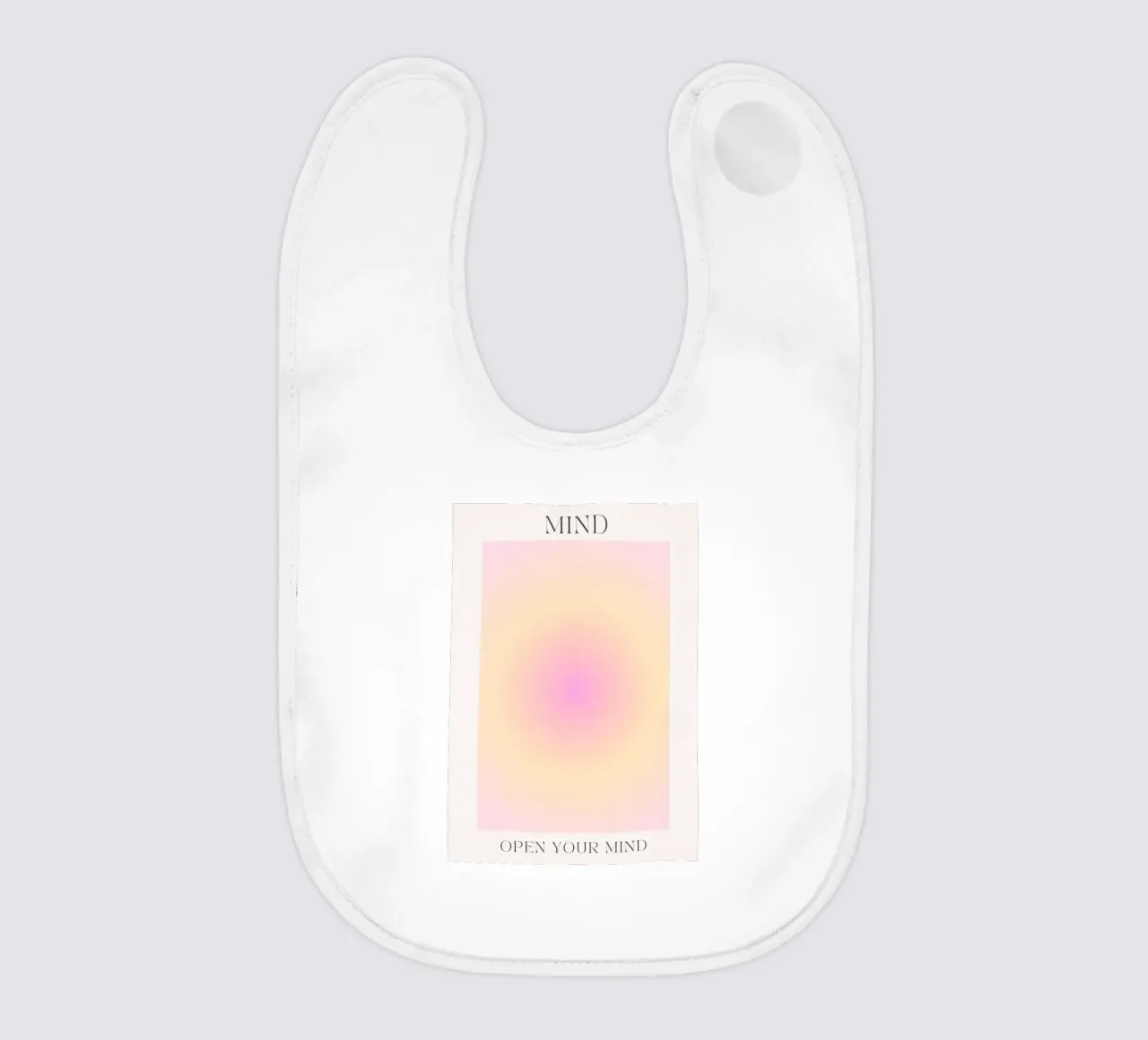 Poster astratto pastello "Open Your Mind" Aura Gradient bavaglino da homdeco