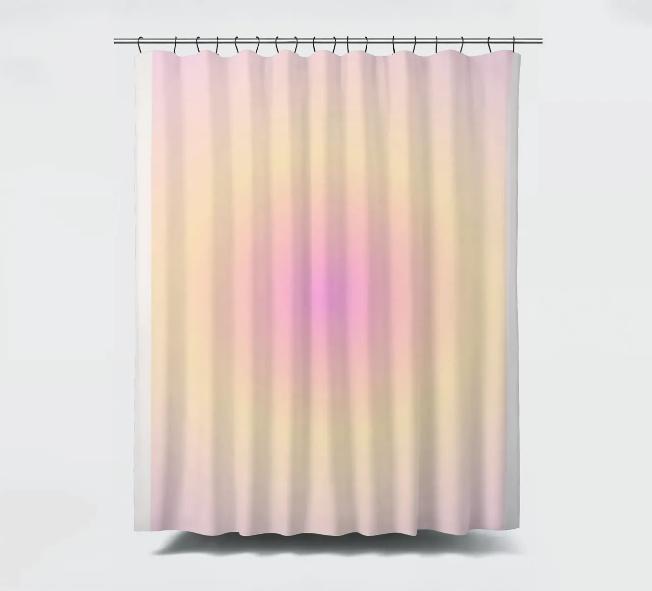 "Open Your Mind" Pastel Aura Gradient Abstract Poster shower curtain by homdeco