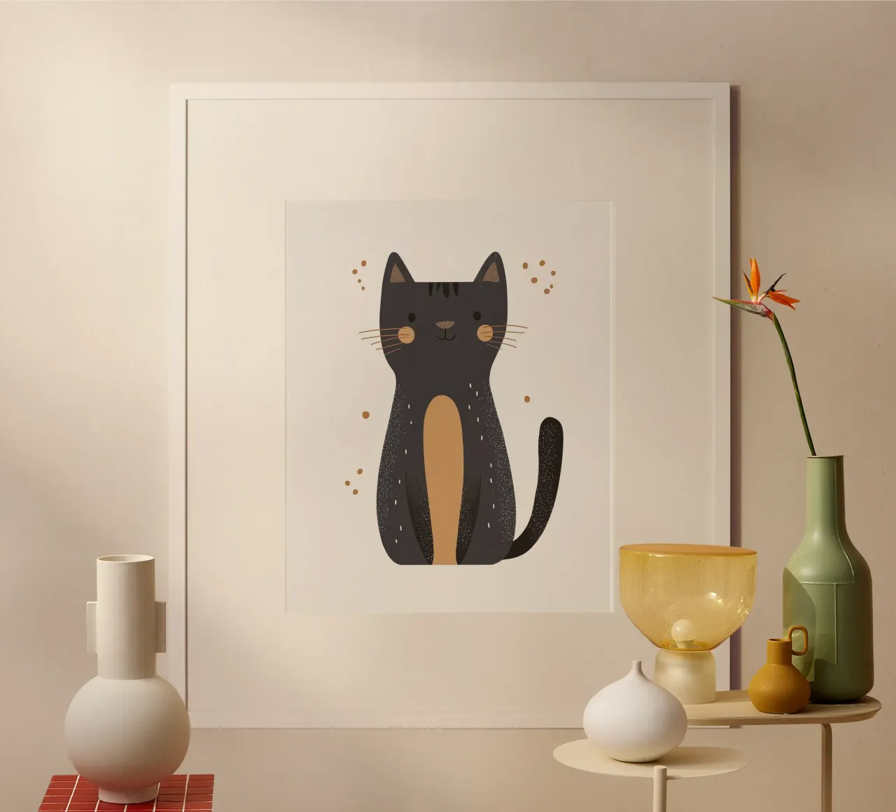 Gato caprichoso poster de Happy Littles