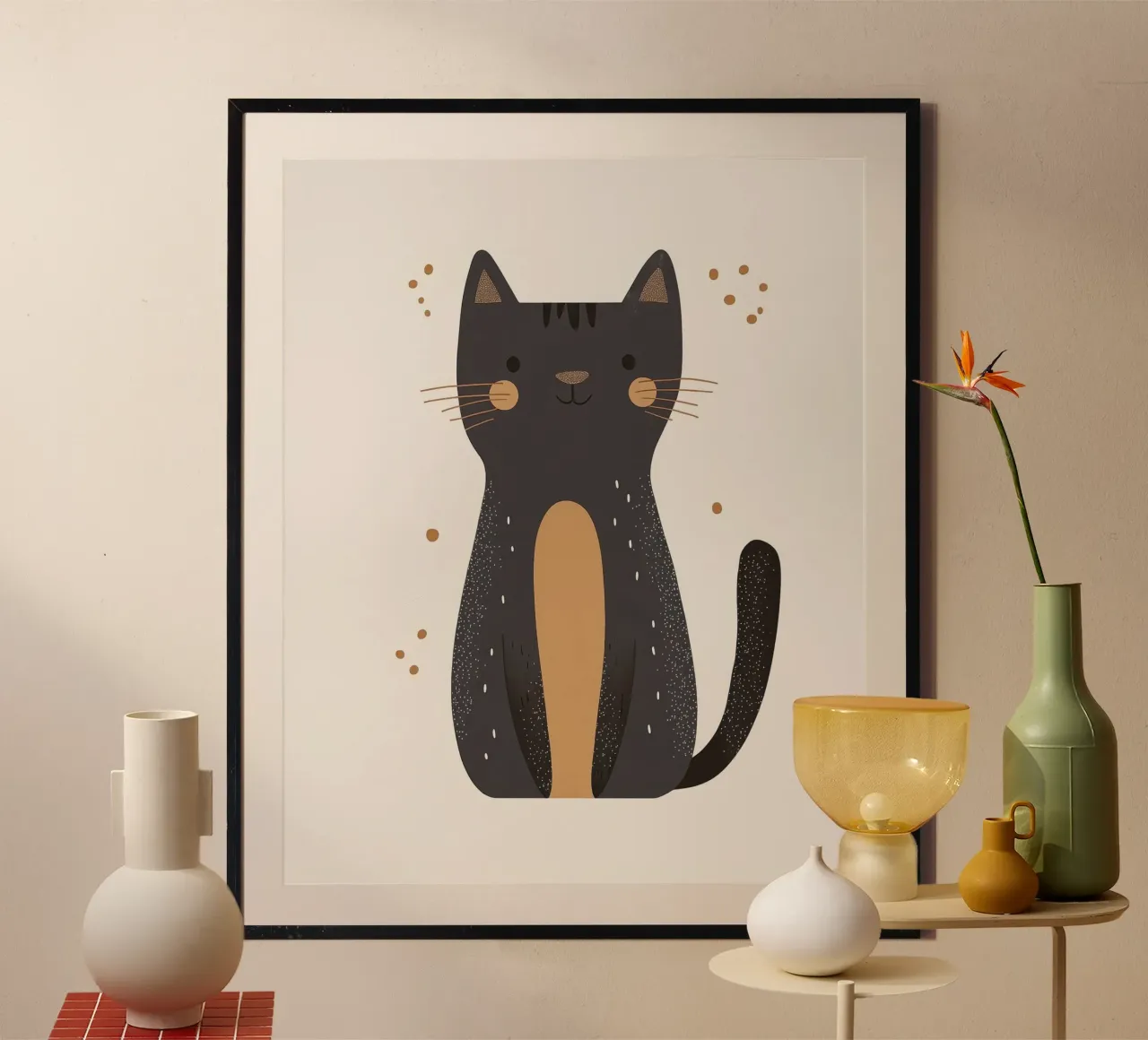 Gato caprichoso poster de Happy Littles