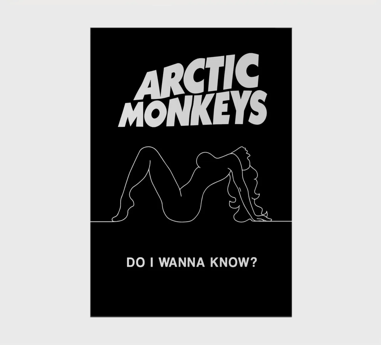Do I Wanna Know? Arctic Monkeys Art notebook by music soul