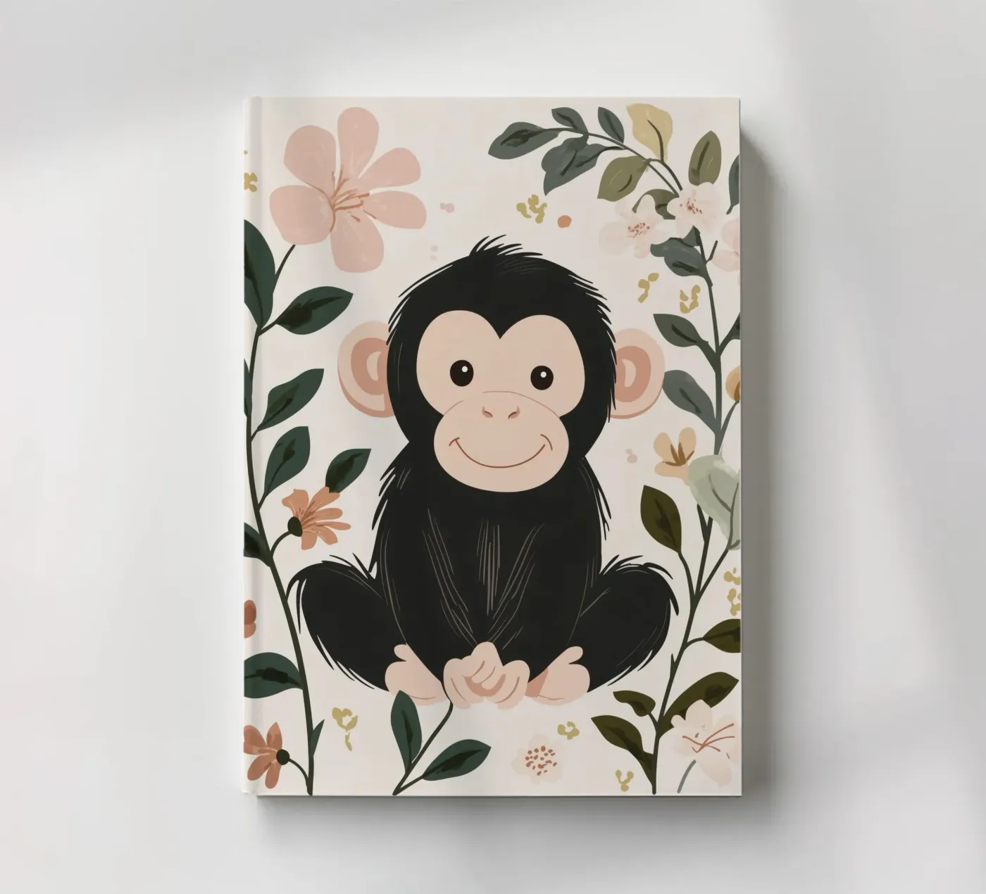 Whimsical Monkey notebook by Happy Littles