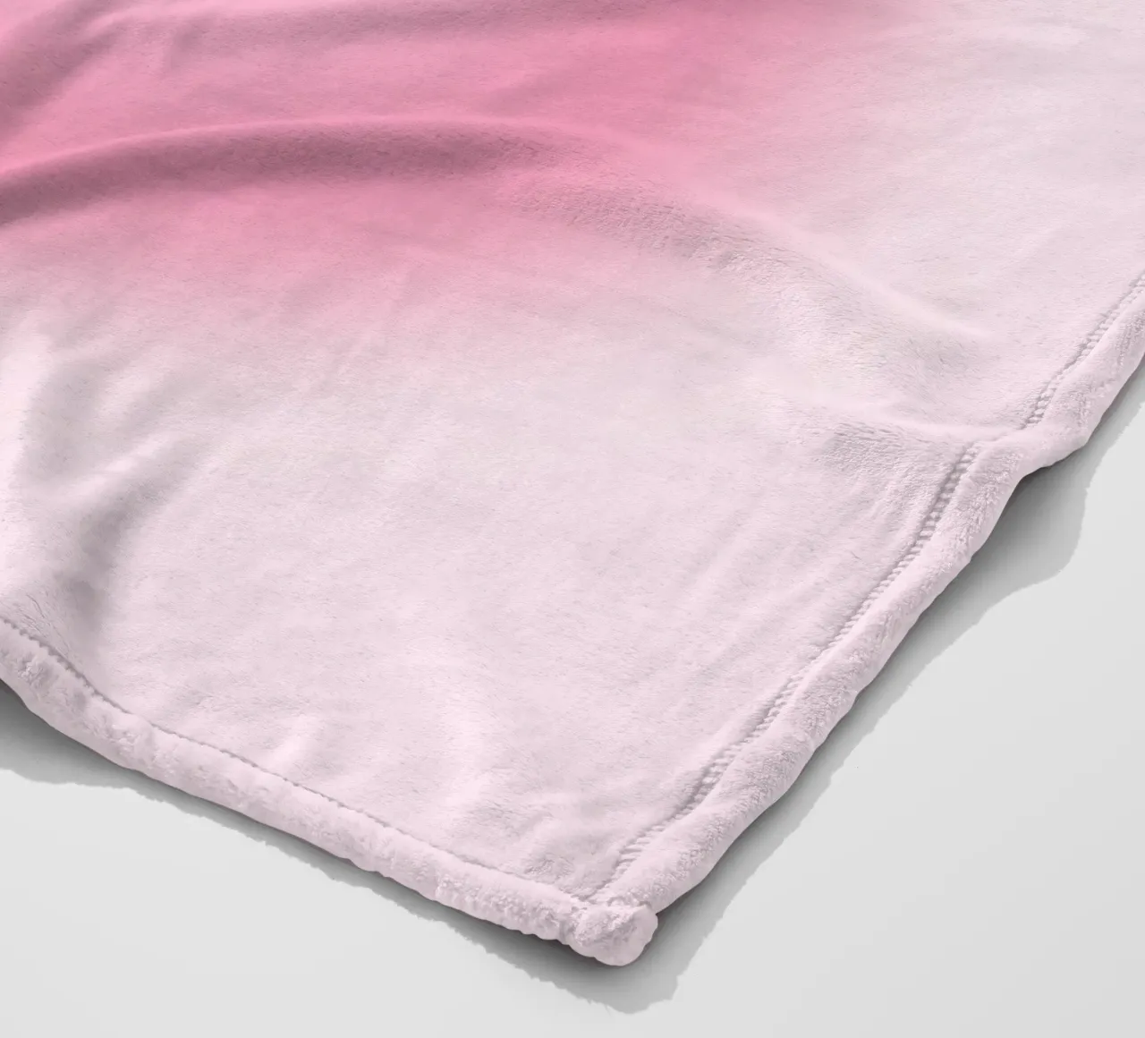 Poster artistico astratto "MIND" Soft Pink Aura Gradient coperta in pile da homdeco