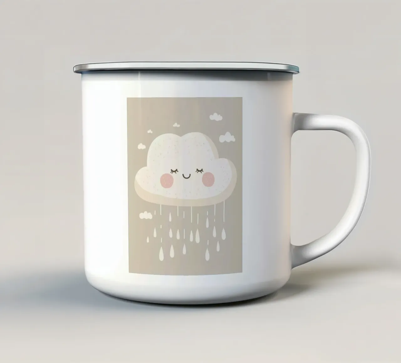 Nuvola stravagante tazza in smalto da Happy Littles