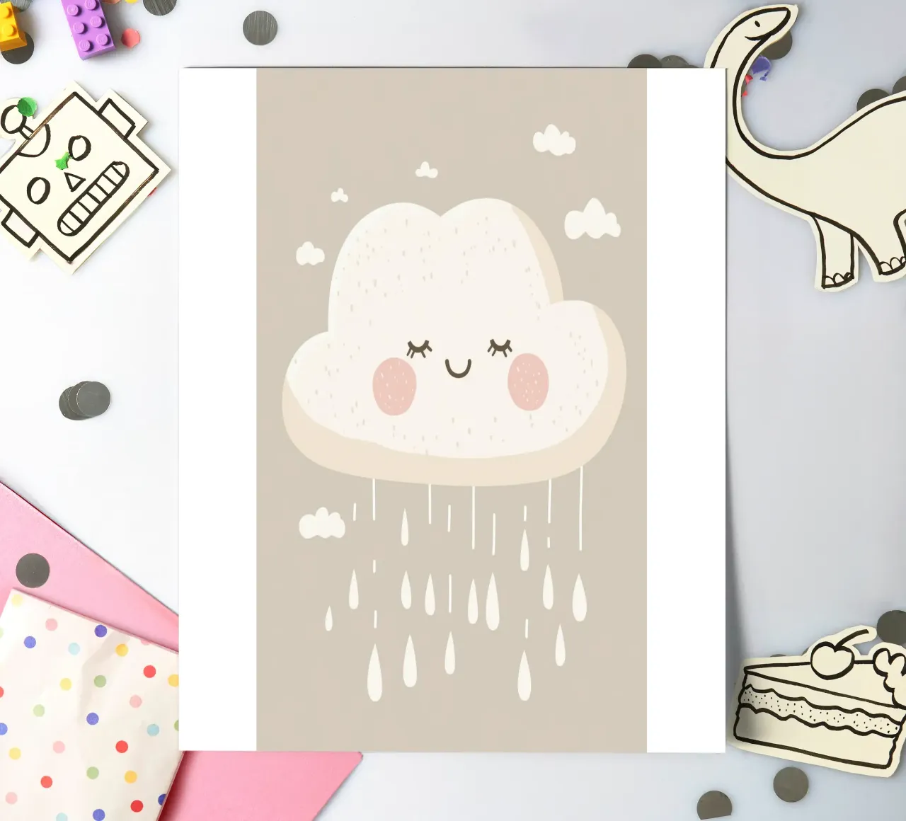 Whimsical Cloud sticker sheet by Happy Littles