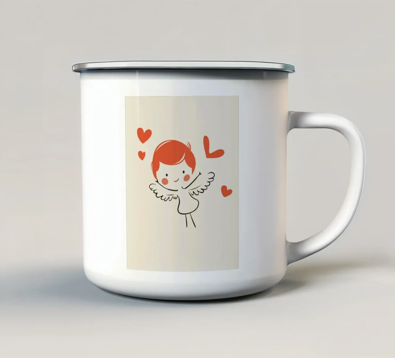 Angelo stravagante tazza in smalto da Happy Littles