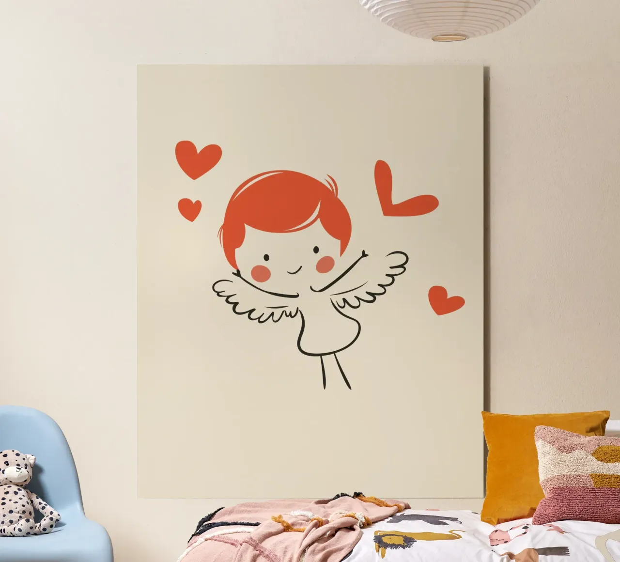 Whimsical Angel alu-dibond by Happy Littles