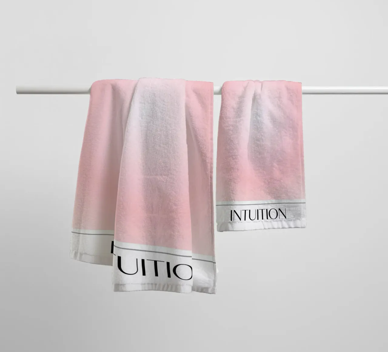 Angelo Numero 111 Intuizione Poster Aura Rosa Soft asciugamano da bagno da homdeco