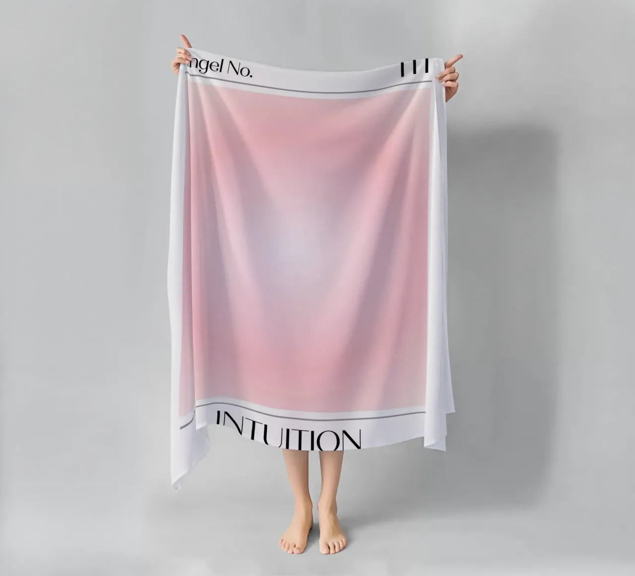 Angelo Numero 111 Intuizione Poster Aura Rosa Soft telo mare da homdeco