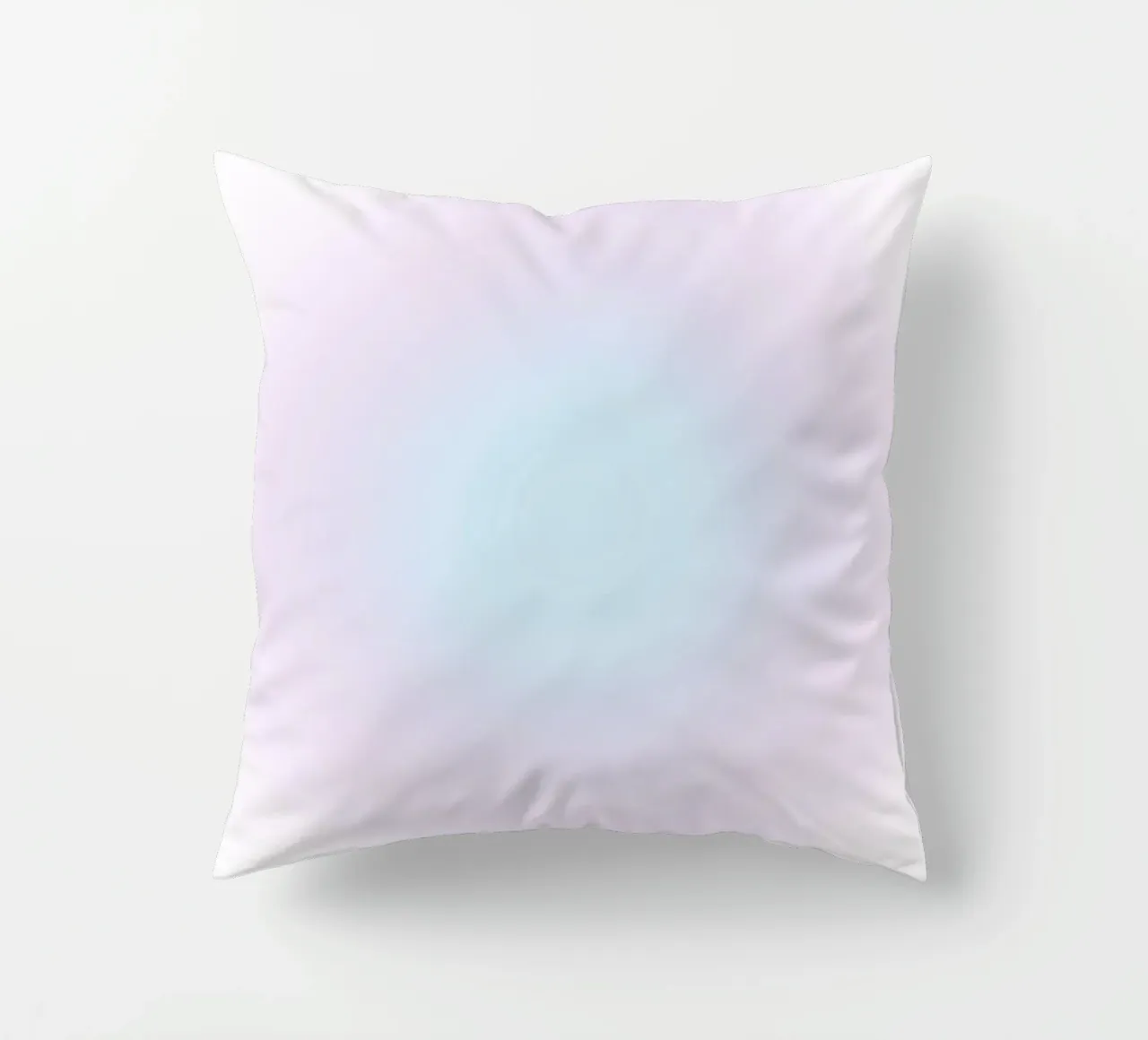 Poster astratto sereno aura blu lavanda a gradiente cuscino da homdeco