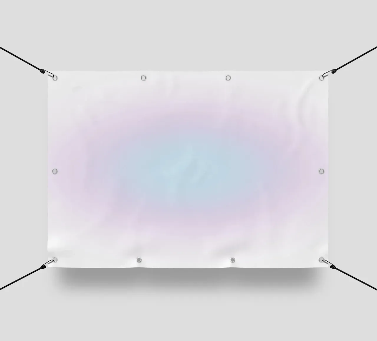 Poster astratto sereno aura blu lavanda a gradiente telo in pvc da homdeco