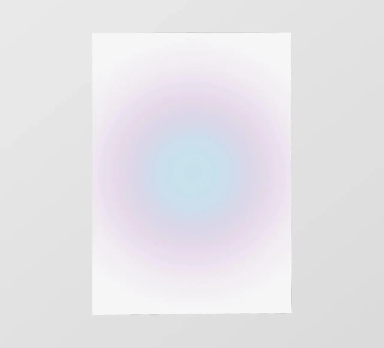 Poster astratto sereno aura blu lavanda a gradiente telo in pvc da homdeco