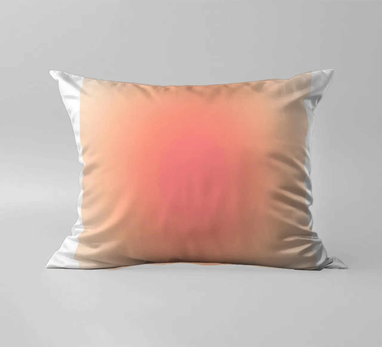 Arte astratta "Open Your Mind" Rosa Pesca Aura Gradiente cuscino da homdeco