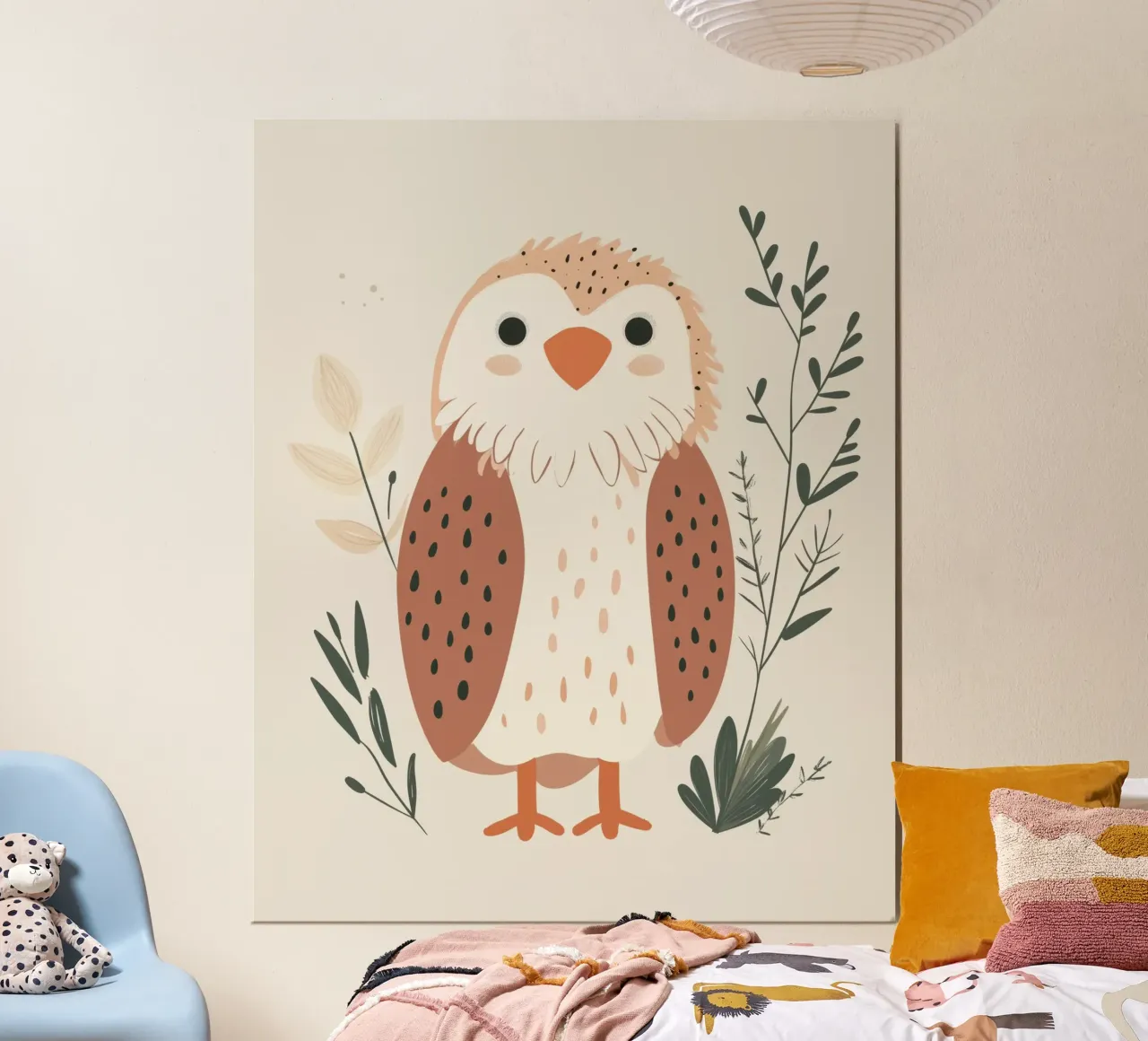Whimsical Eagle poster by Happy Littles