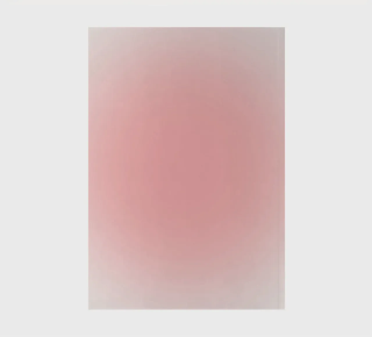 Soft Pastel Pink Aura Gradient Abstract Poster Art notebook by homdeco