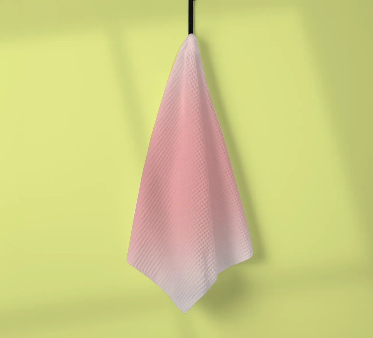 Soft Pastel Pink Aura Gradient Abstract Poster Art torchon de homdeco