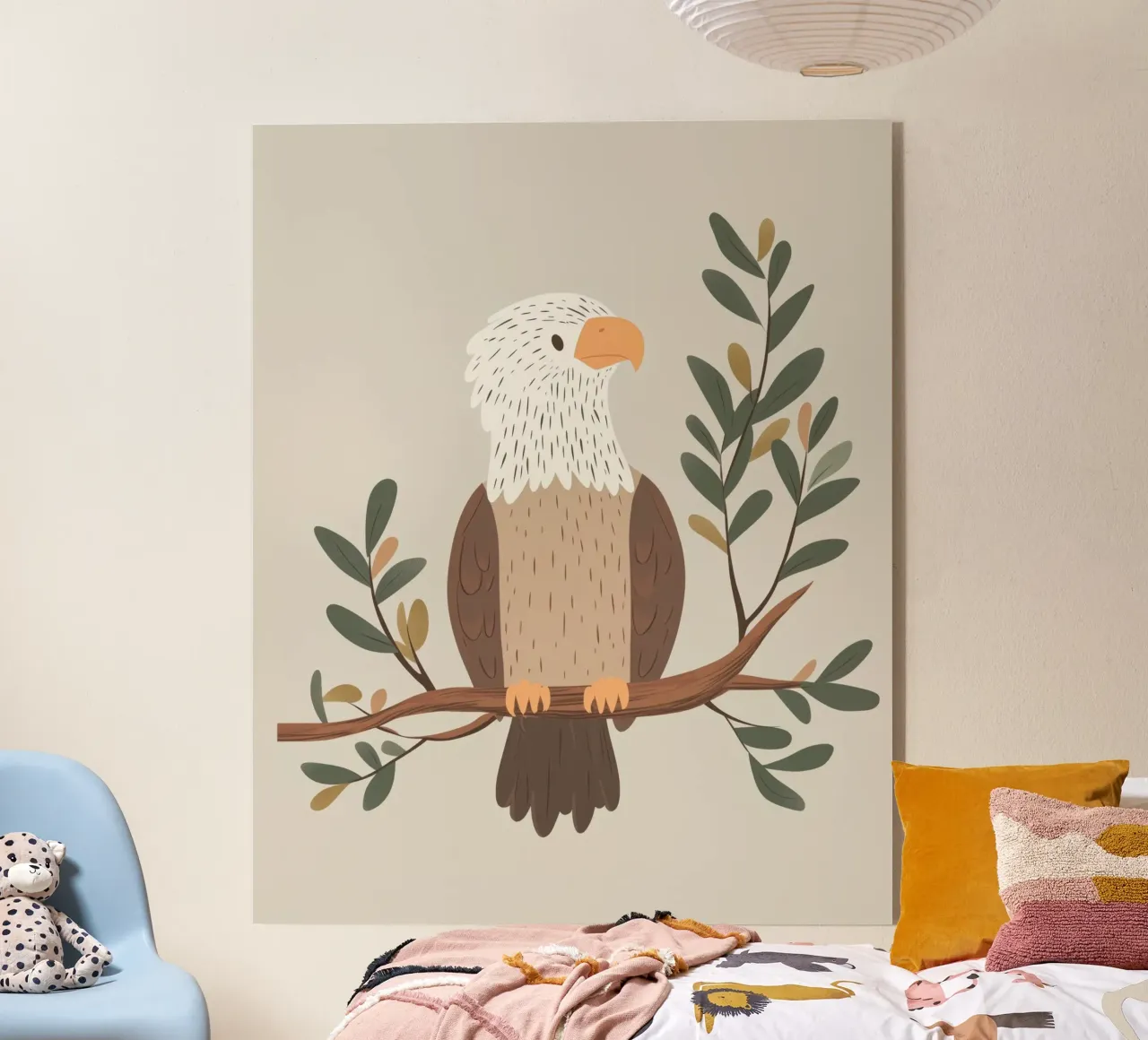 Whimsical Eagle acrylic glass by Happy Littles