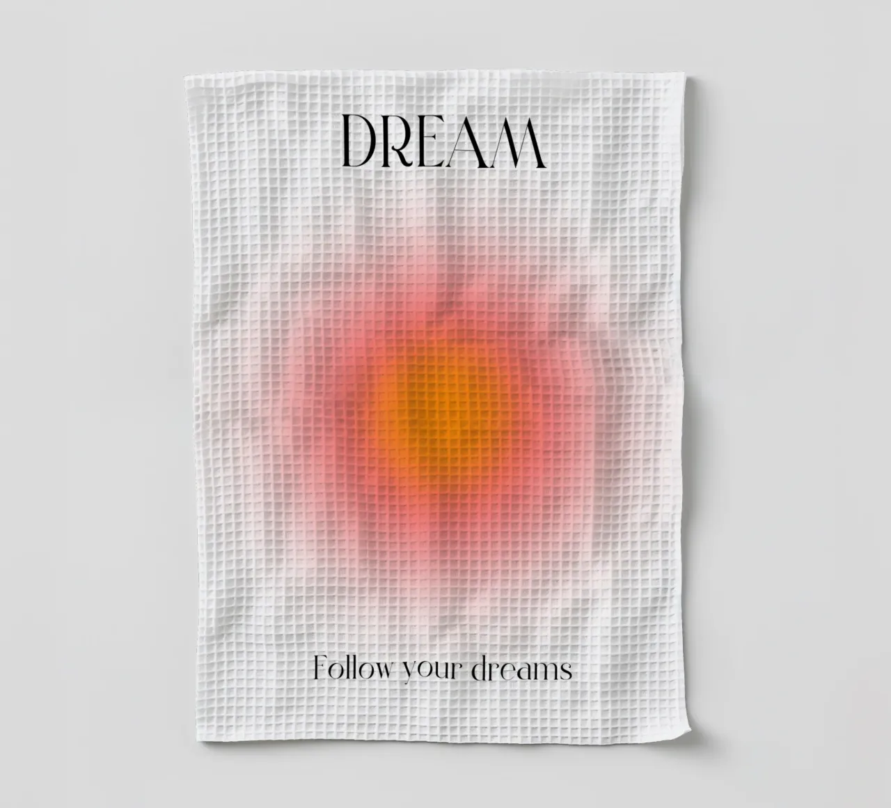 "DREAM" Segui i tuoi sogni Aura Gradient Poster Art canovaccio da cucina da homdeco