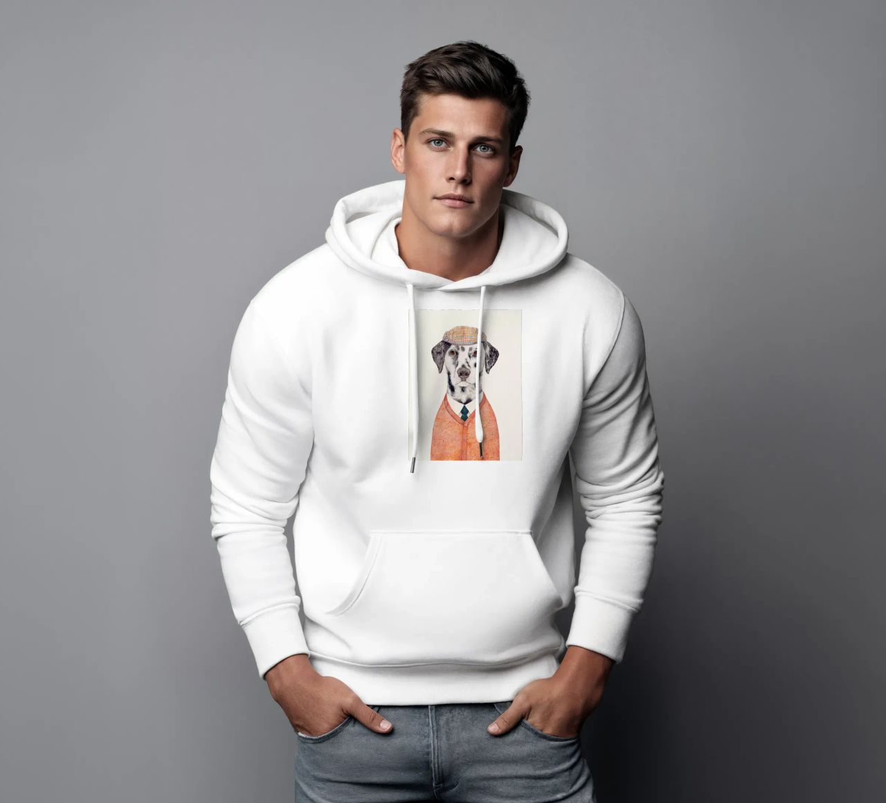 Dalmata felpa con cappuccio da Animal Crew