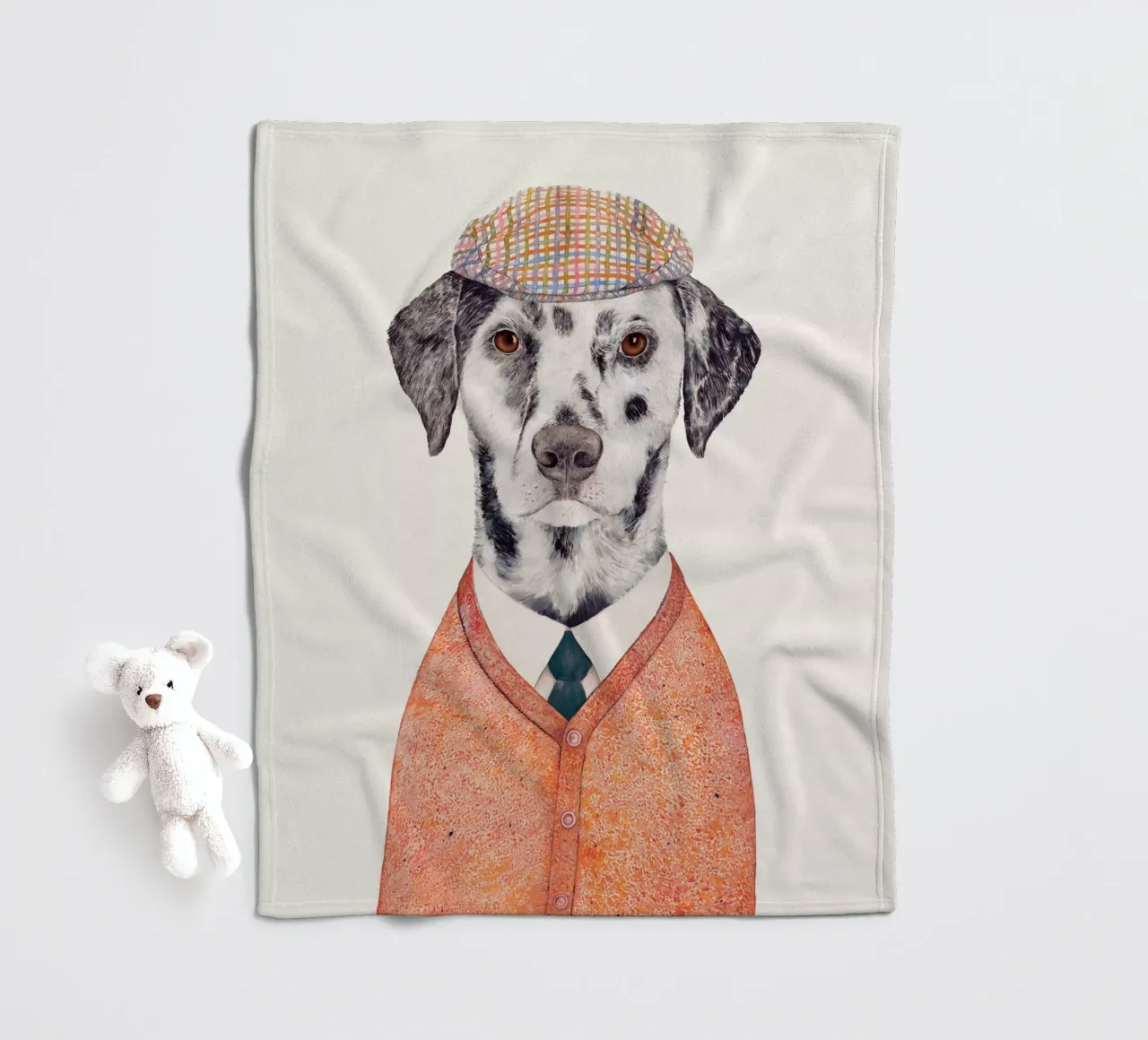 Dalmatiner Fleecedecke von Animal Crew