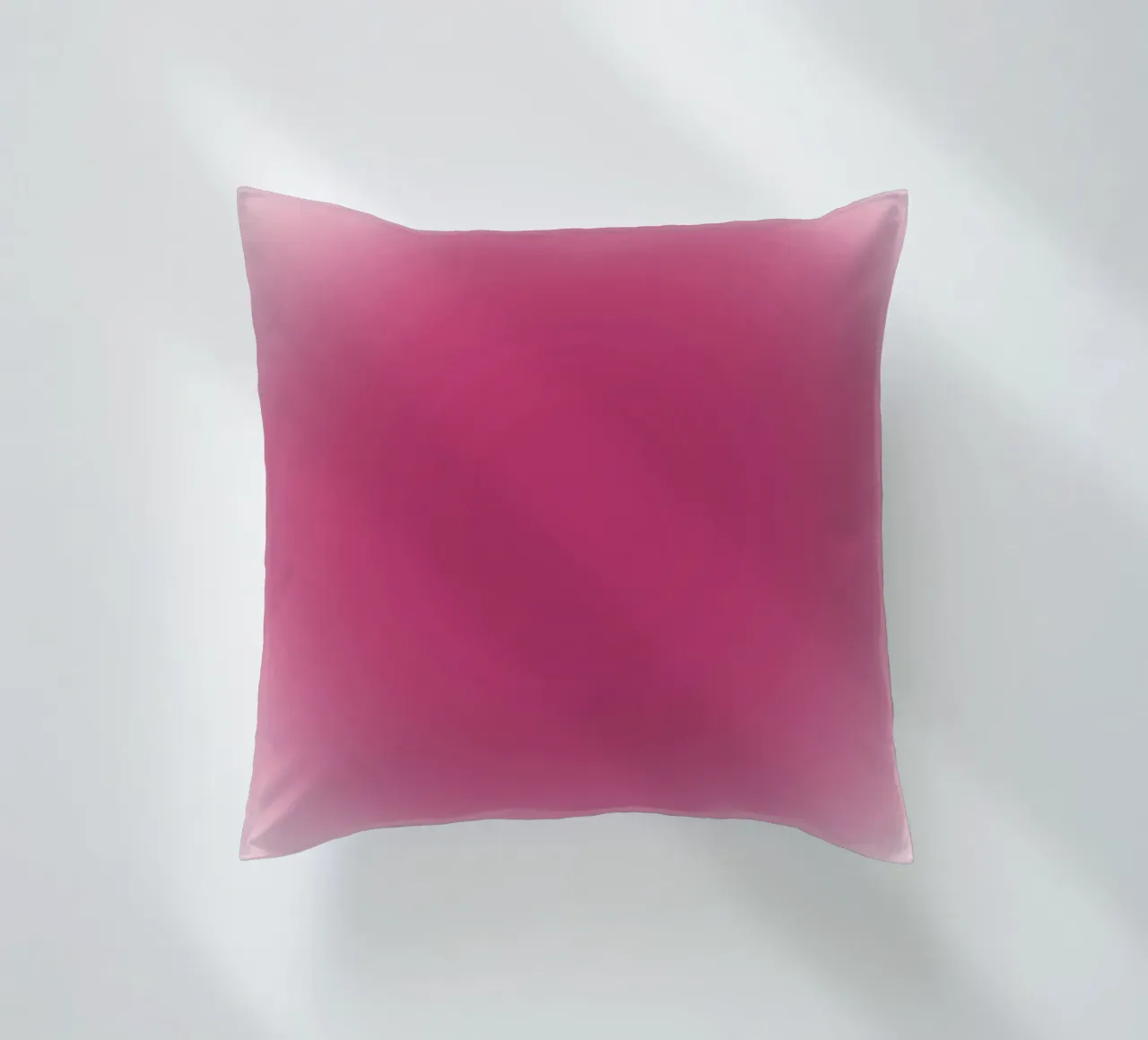 Vibrant Fuchsia Pink Aura Gradient Abstract Poster Art decorative cushion by homdeco