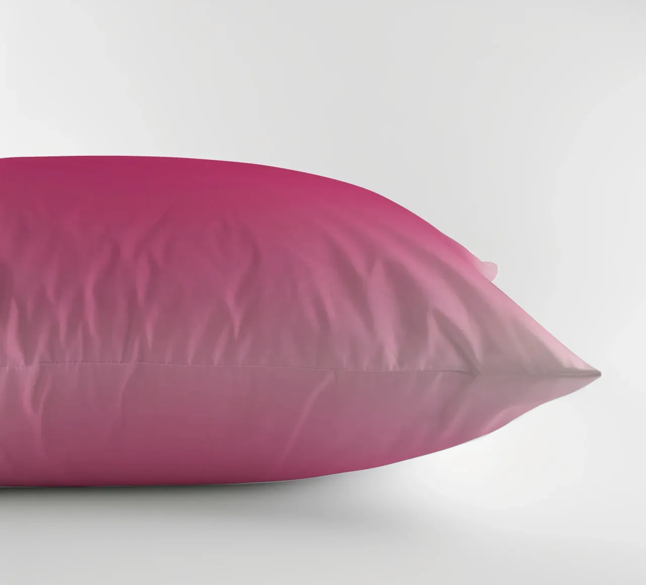 Vibrant Fuchsia Pink Aura Gradient Abstract Poster Art decorative cushion by homdeco