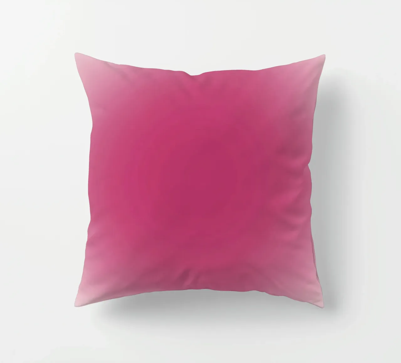 Vibrant Fuchsia Pink Aura Gradient Abstract Poster Art decorative cushion by homdeco
