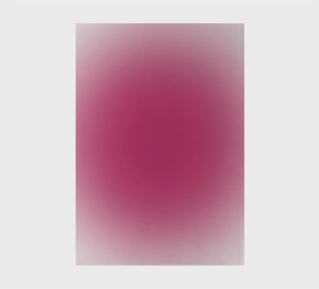 Vibrant Fuchsia Pink Aura Gradient Abstract Poster Art notebook by homdeco