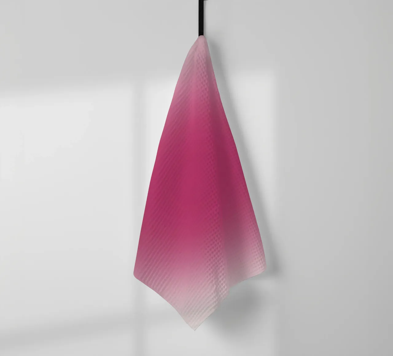 Vibrant Fuchsia Pink Aura Gradient Abstract Poster Art torchon de homdeco