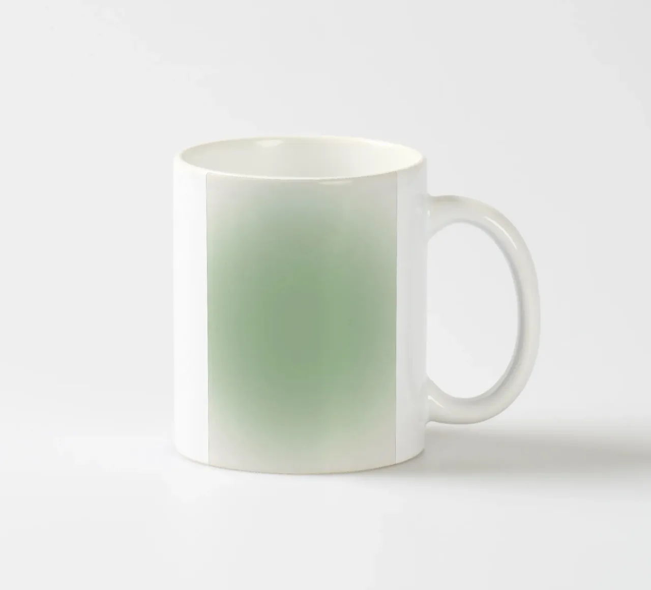 Poster astratto sereno verde salvia aura gradiente tazza in ceramica da homdeco