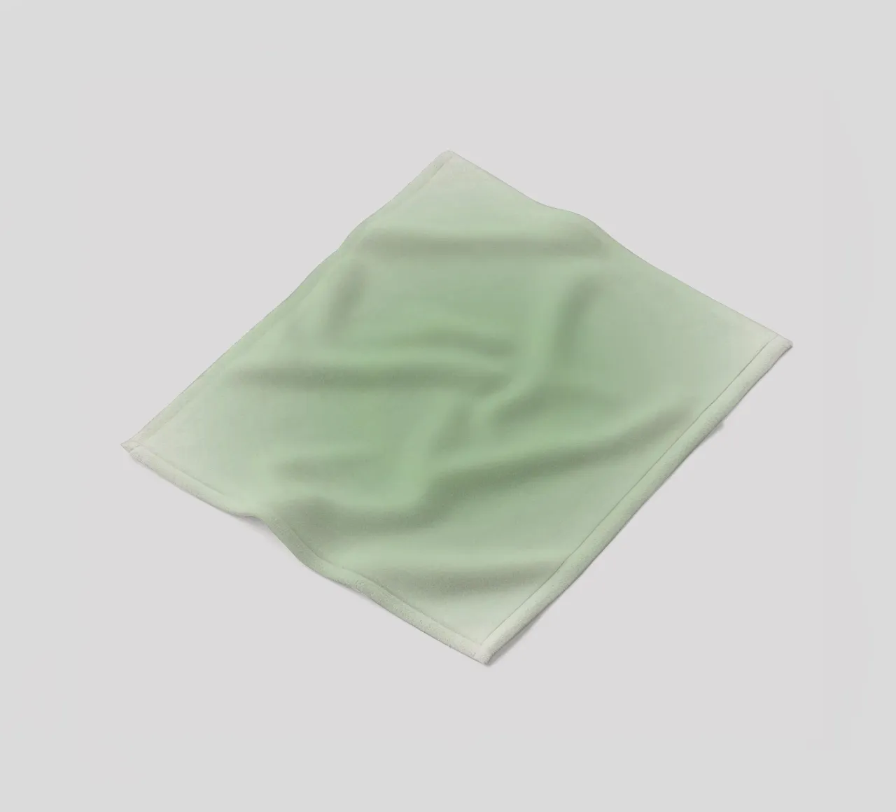 Serene Sage Green Aura Gradient Abstract Poster Art Fleecedecke von homdeco
