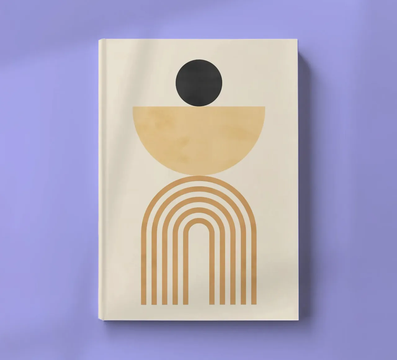 circle semicircle arches notebook by Ron Bale