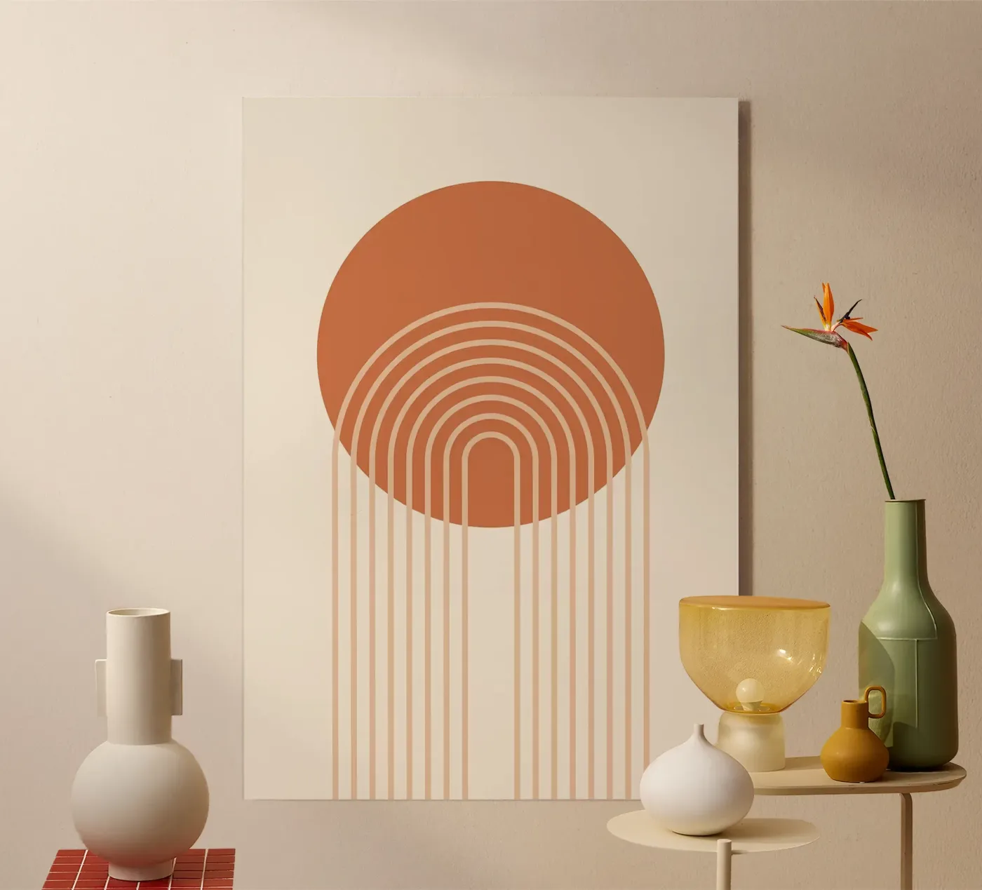 circle half-circle Acryl-Glas von Ron Bale