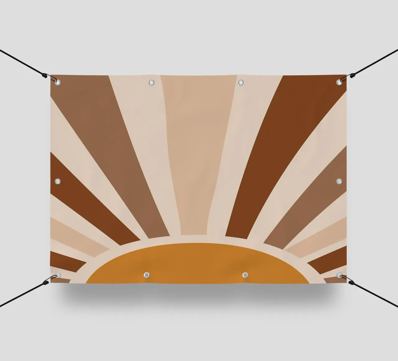 raggi del sole alba telo in pvc da Ron Bale