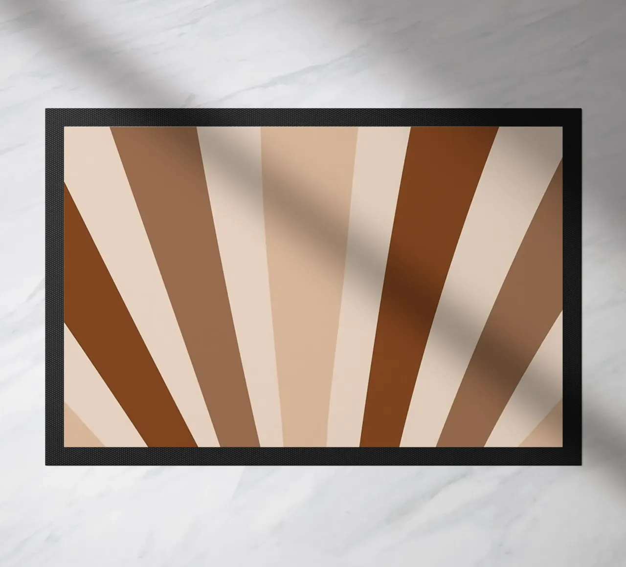 sun rays sunrise doormat by Ron Bale