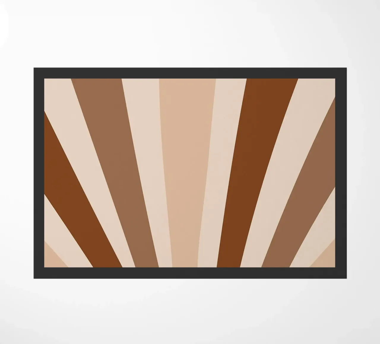 sun rays sunrise doormat by Ron Bale