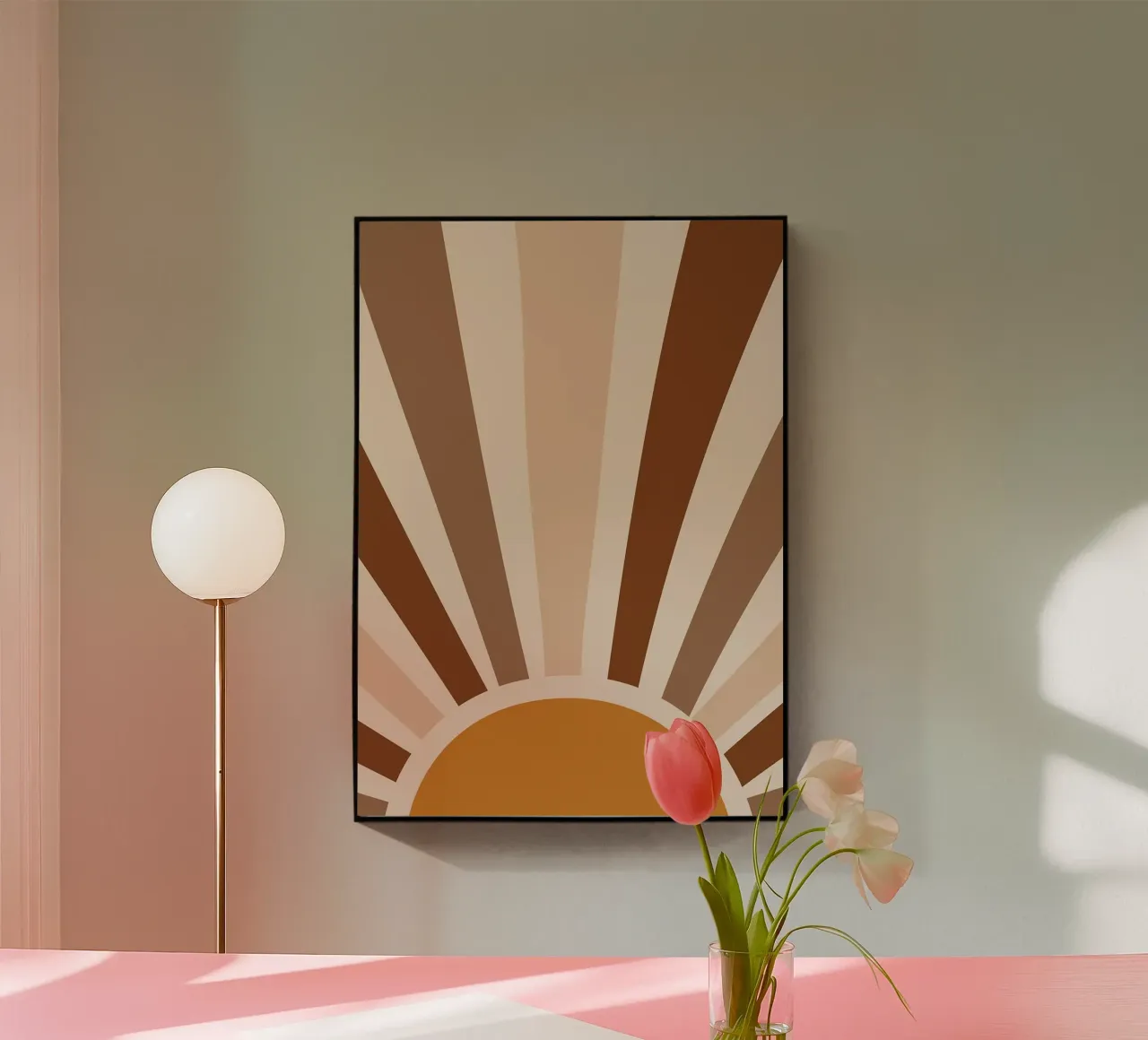 sun rays sunrise acrylic glass by Ron Bale
