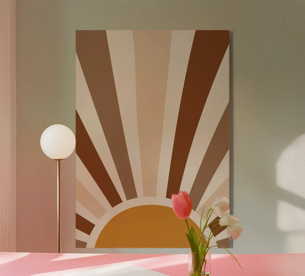 sun rays sunrise acrylic glass by Ron Bale