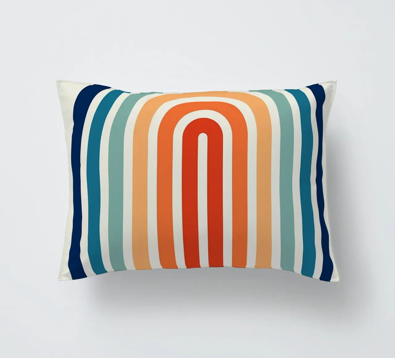 archi linee arcobaleno cuscino da Ron Bale