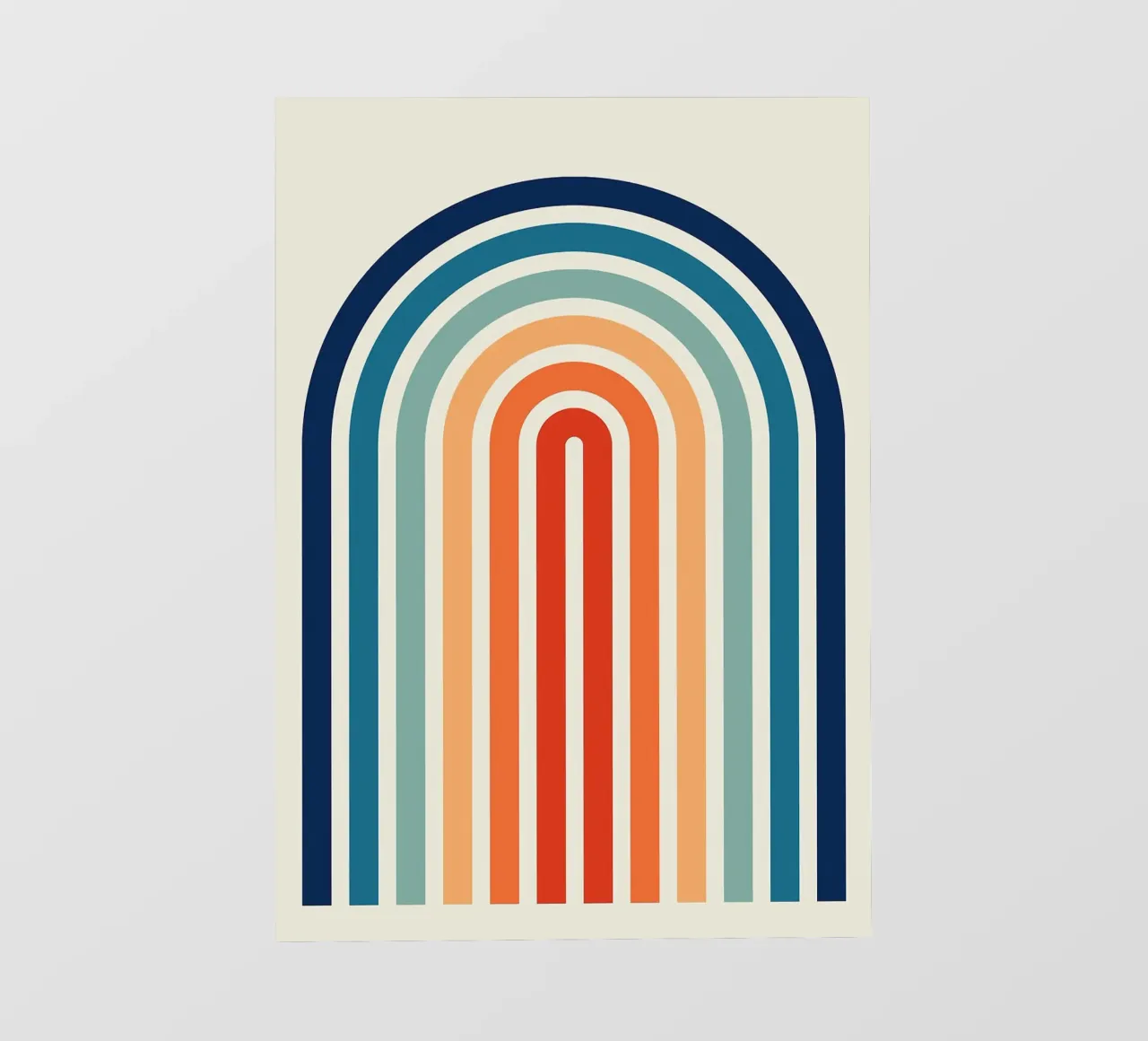 archi linee arcobaleno telo in pvc da Ron Bale
