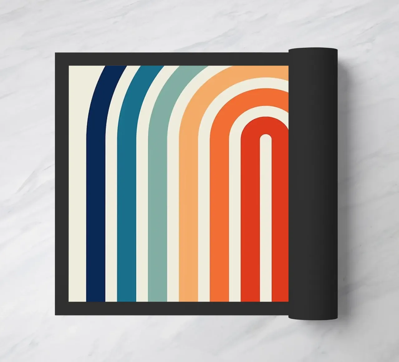 archi linee arcobaleno zerbino da Ron Bale