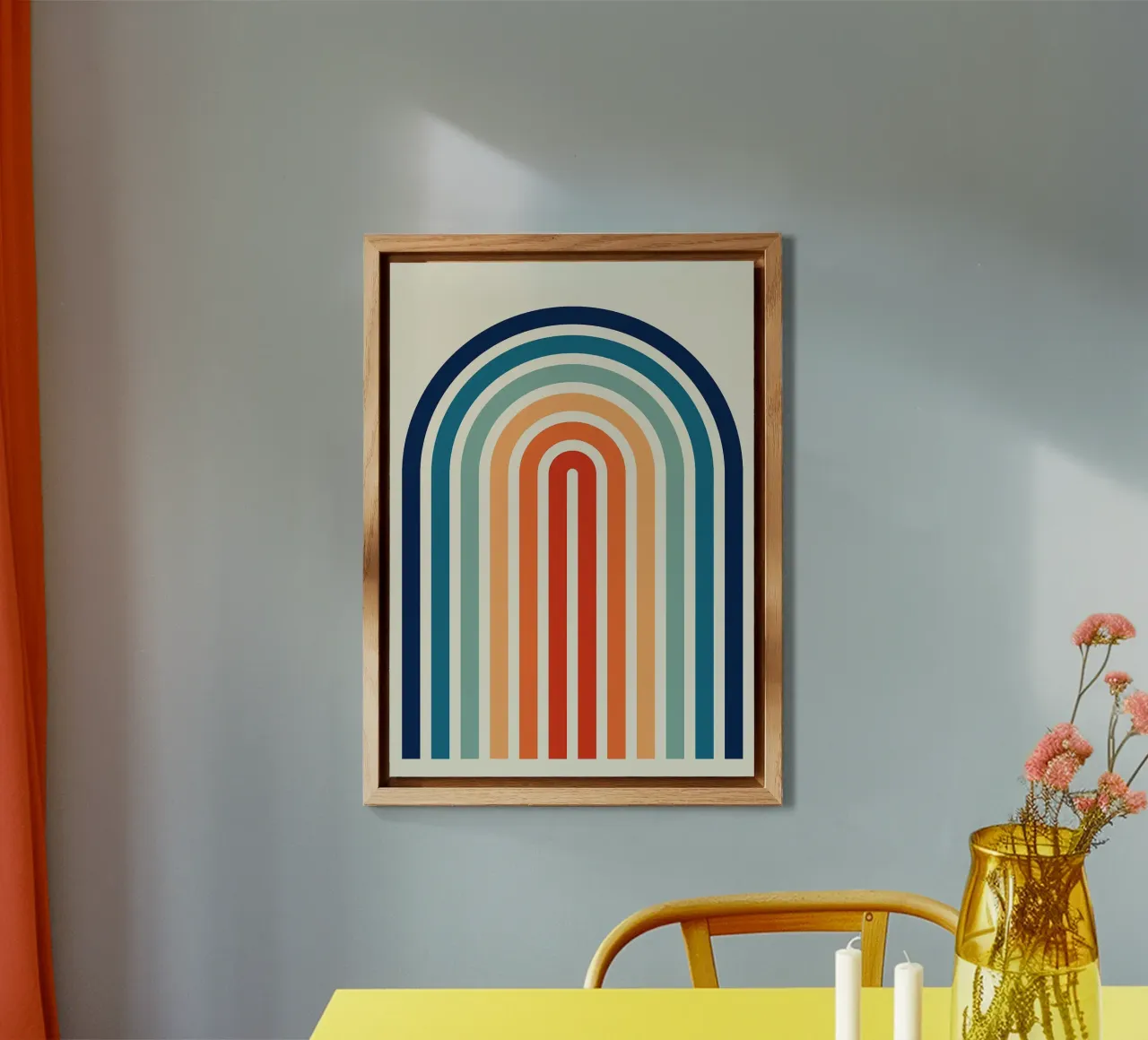 archi linee arcobaleno alluminio dibond da Ron Bale