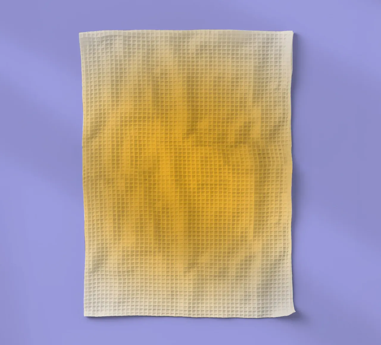 Warm Honey Gold Aura Gradient Abstract Poster Art tea towel by homdeco