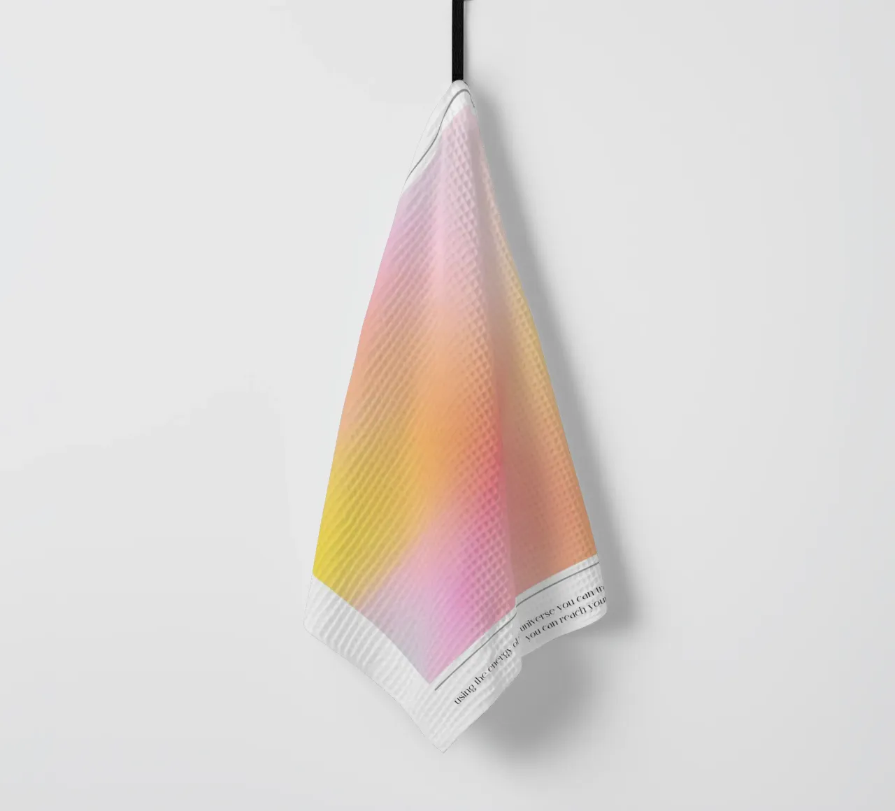"Energia trascendente" Poster a gradiente di aura positiva 2023 canovaccio da cucina da homdeco