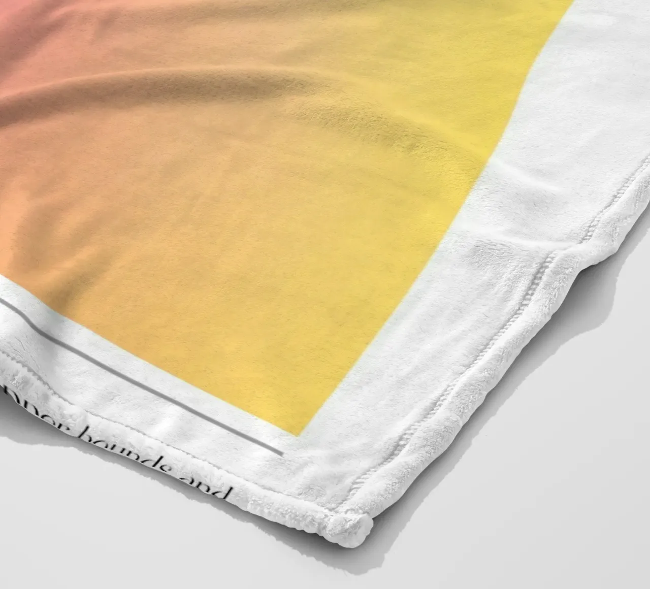 "Energia trascendente" Poster a gradiente di aura positiva 2023 coperta in pile da homdeco