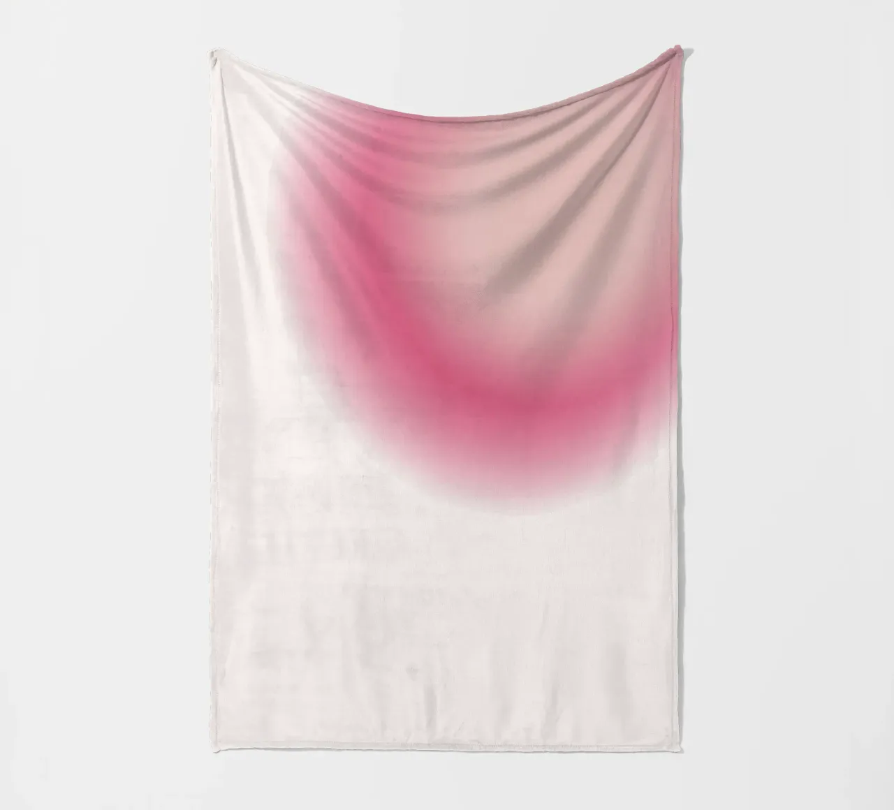 Abstract Roze & Creme Aura Verloop Kunstdruk fleecedeken van homdeco