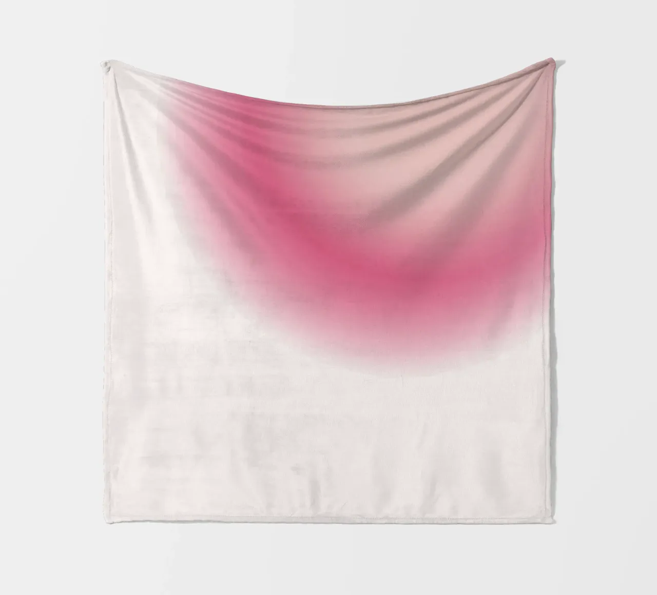 Abstract Roze & Creme Aura Verloop Kunstdruk fleecedeken van homdeco