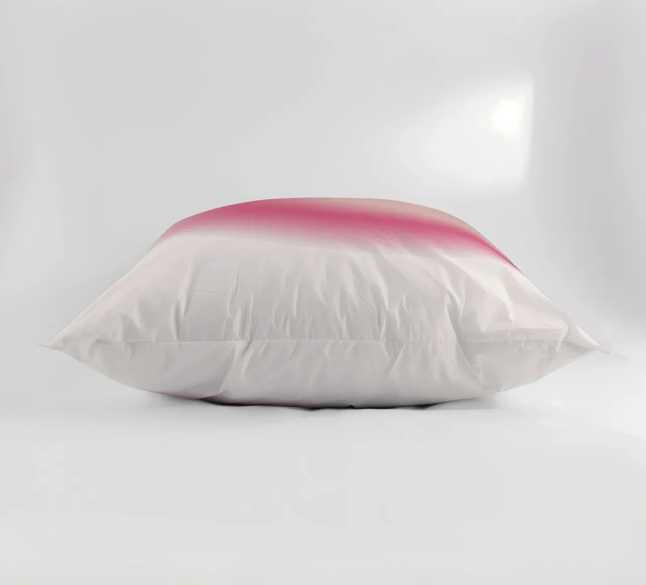 Abstract Pink & Cream Aura Gradient Art Print decorative cushion by homdeco