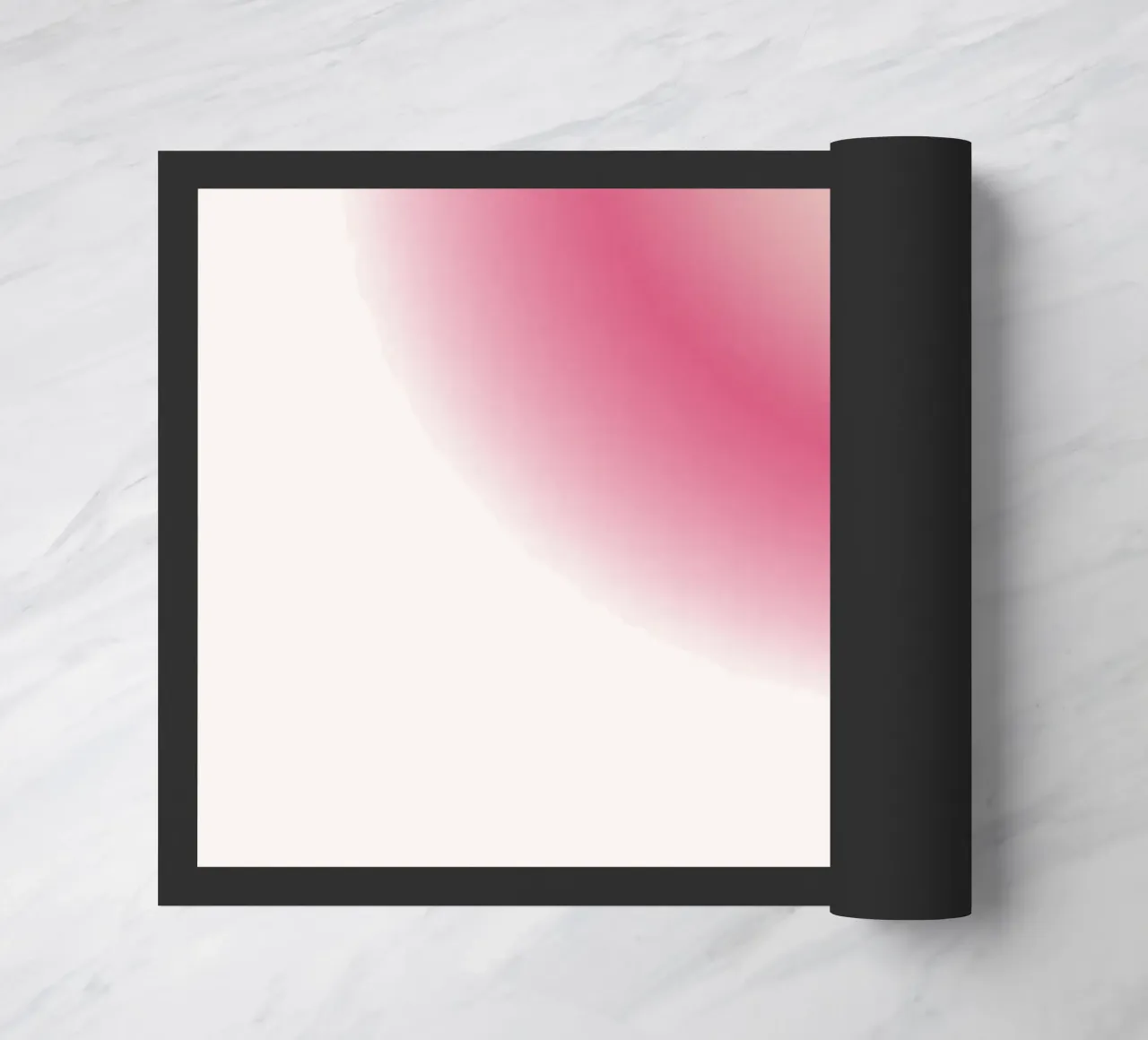 Abstract Roze & Creme Aura Verloop Kunstdruk deurmat van homdeco