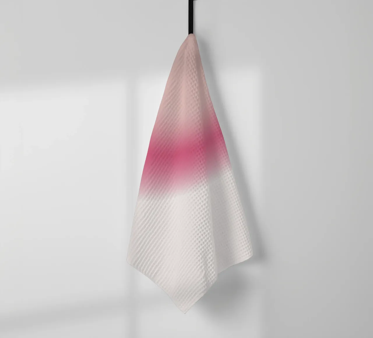 Abstract Roze & Creme Aura Verloop Kunstdruk theedoek van homdeco